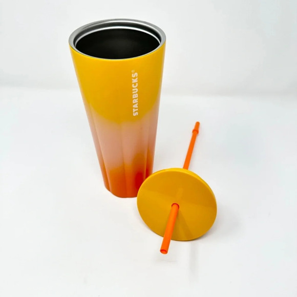 Starbucks Gradient Orange Sherbet Cold Cup 24 oz NWT - Picture 5 of 5